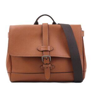 Auth COACH Shoulder Bag Brown Leather - 55839k